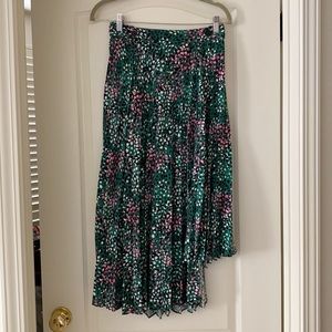 Topshop high low midi skirt